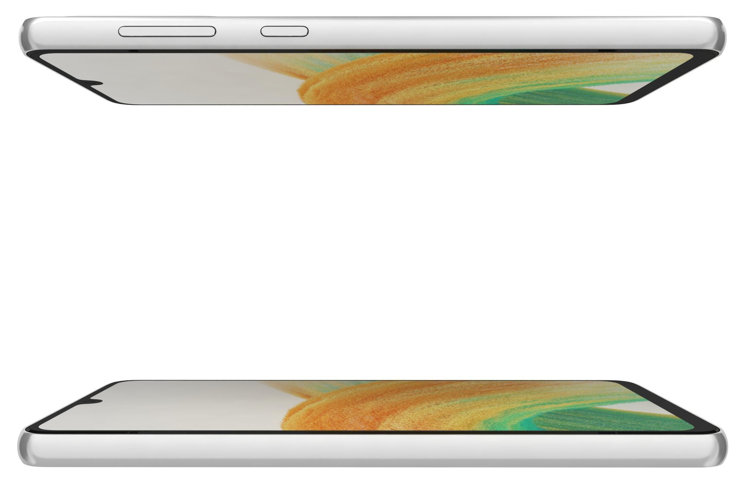 Samsung Galaxy A33 5G White Low-poly 3D model_6