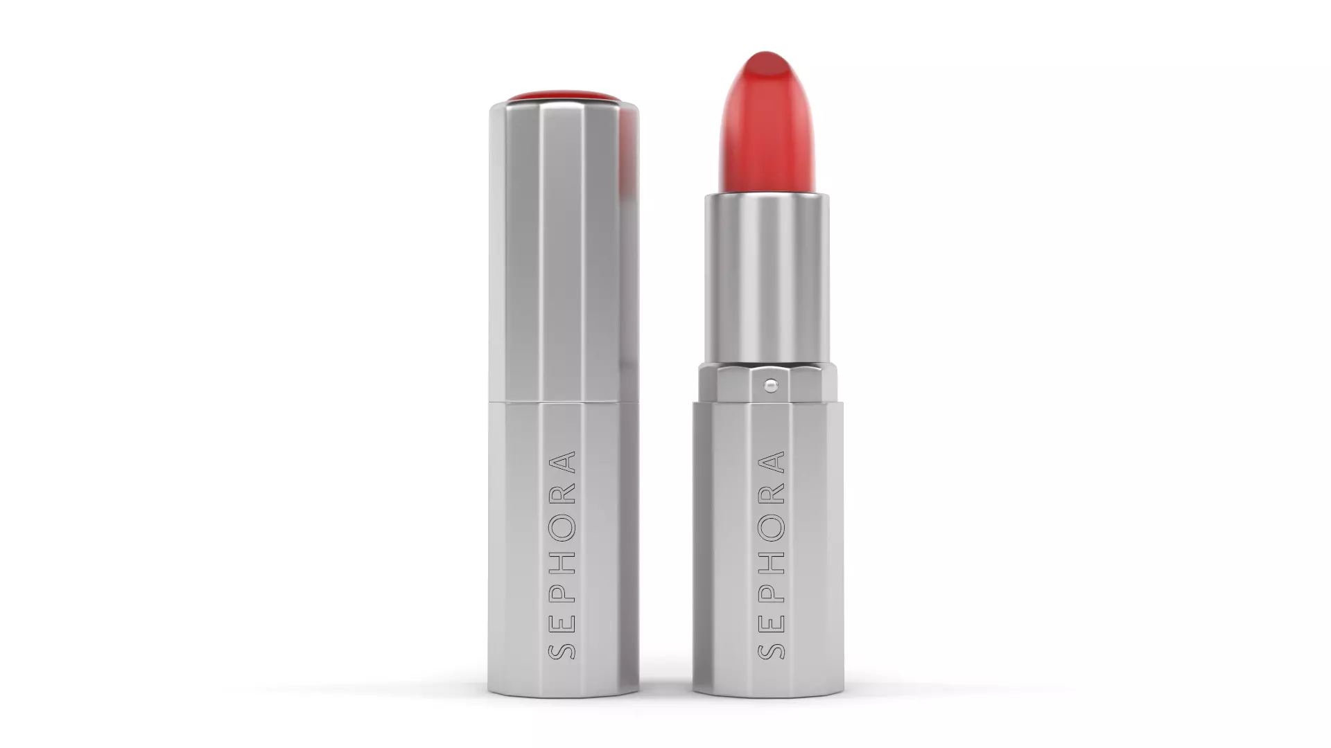 Lipstick sephora - coral 3D model_0