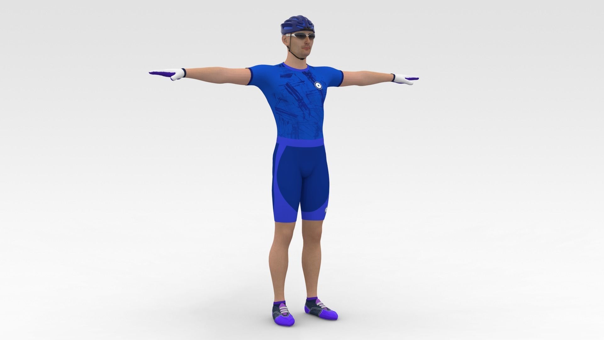 Cyclist 05 3D model_5