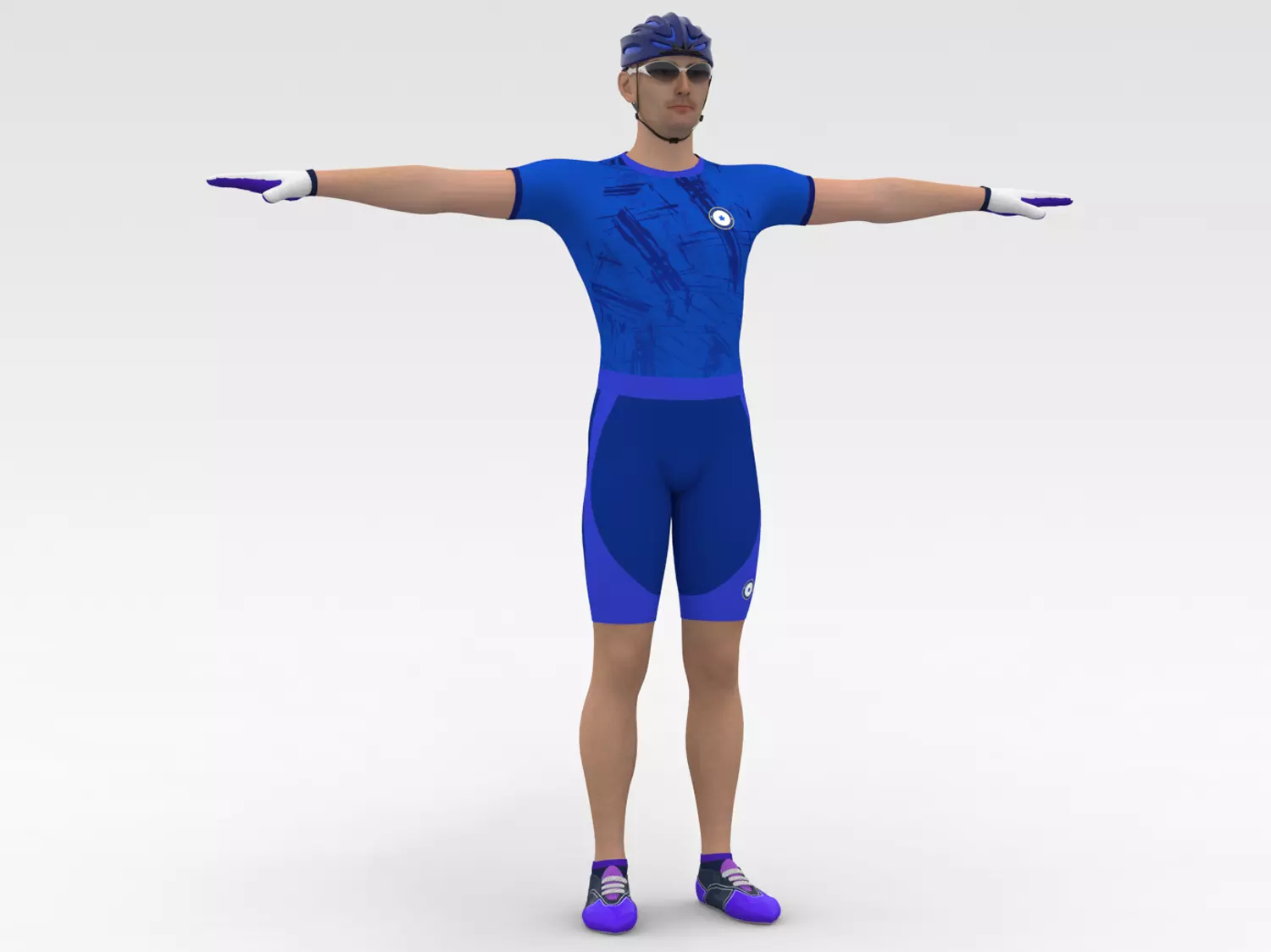 Cyclist 05 3D model_0