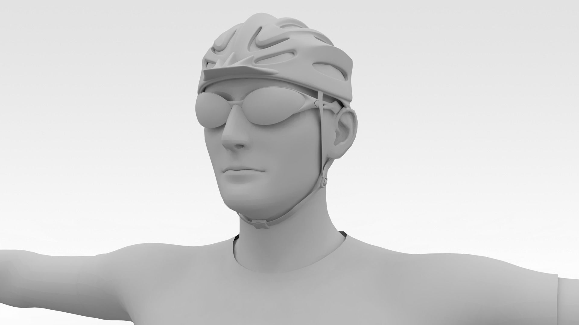 Cyclist 05 3D model_8