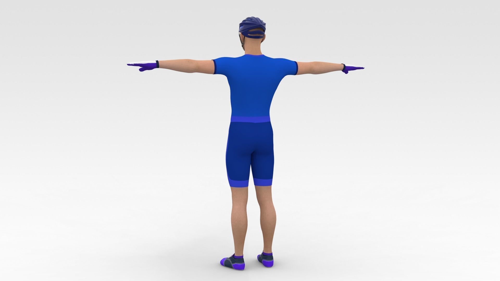 Cyclist 05 3D model_3
