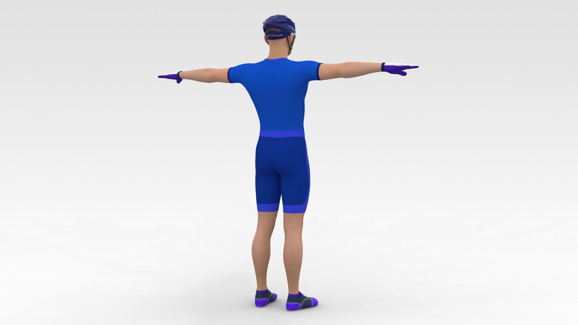 Cyclist 05 3D model_4