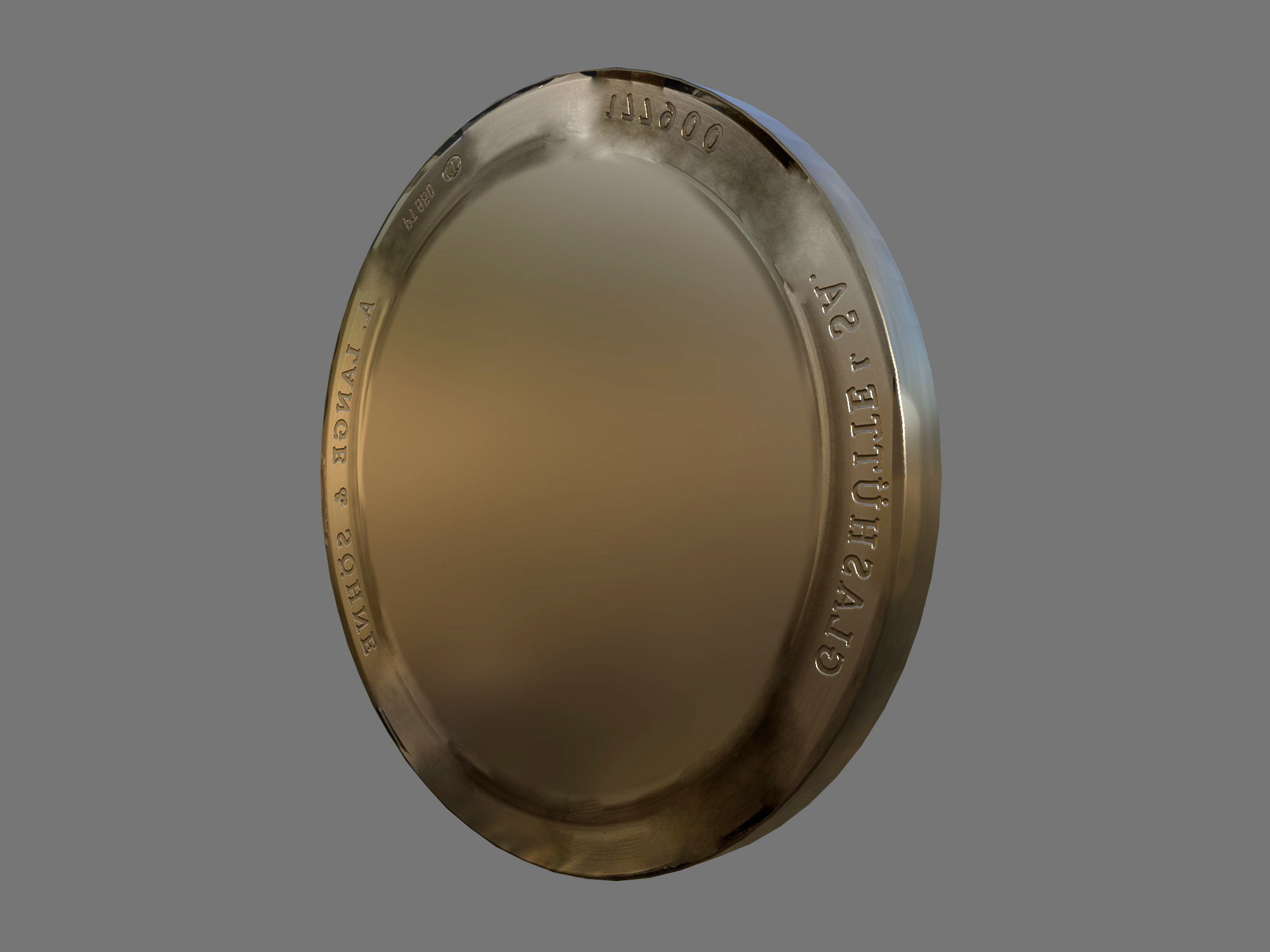 Watch mechanism 4 Low-poly 3D model_4