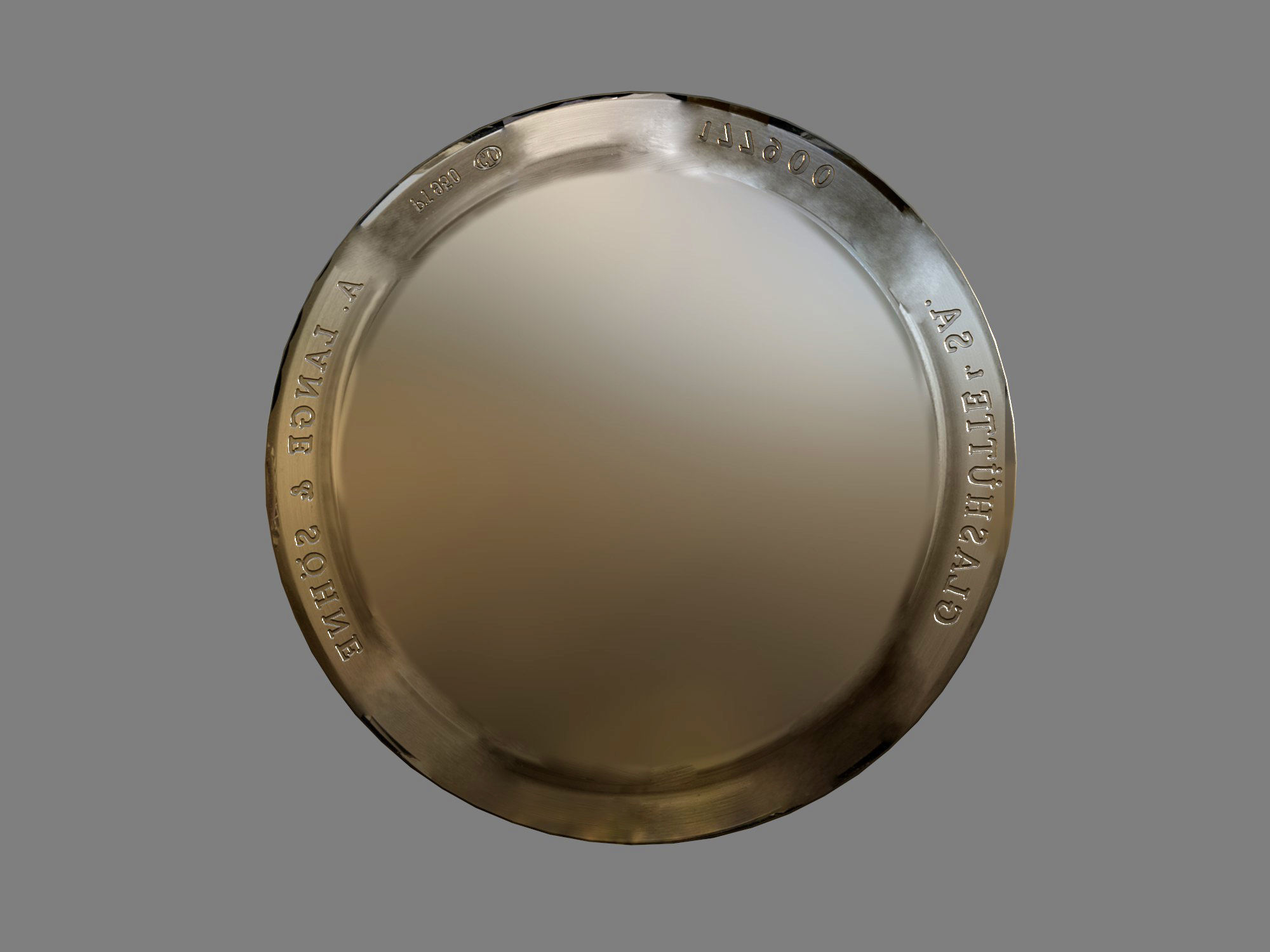 Watch mechanism 4 Low-poly 3D model_3