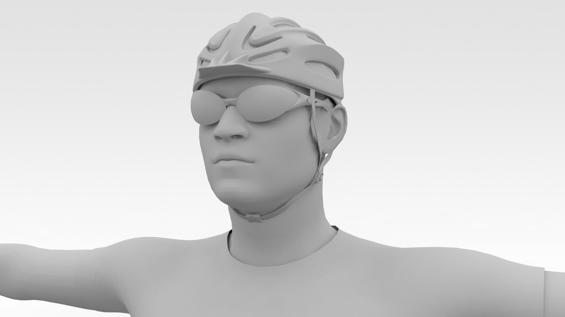 Cyclist 07 3D model_8