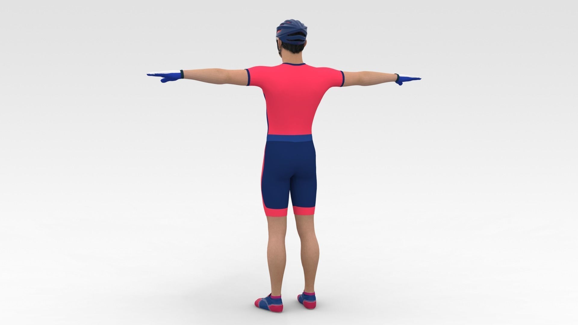 Cyclist 07 3D model_3