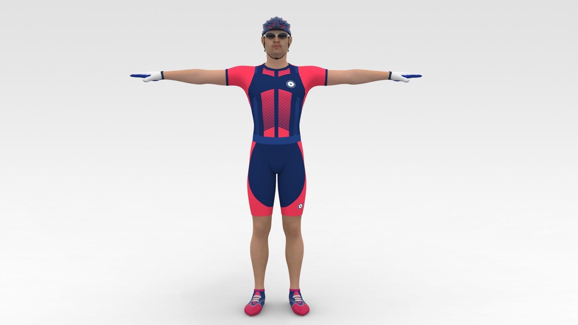 Cyclist 07 3D model_6