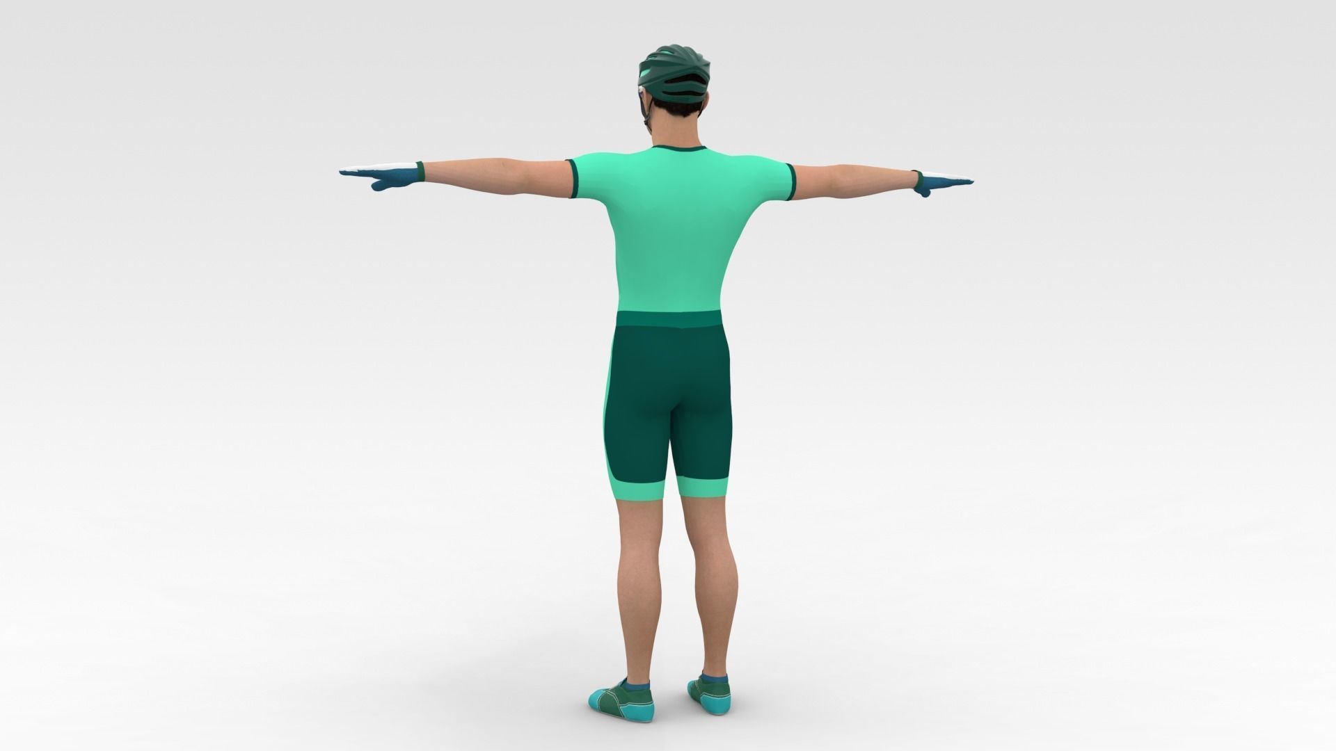 Cyclist 08 3D model_3