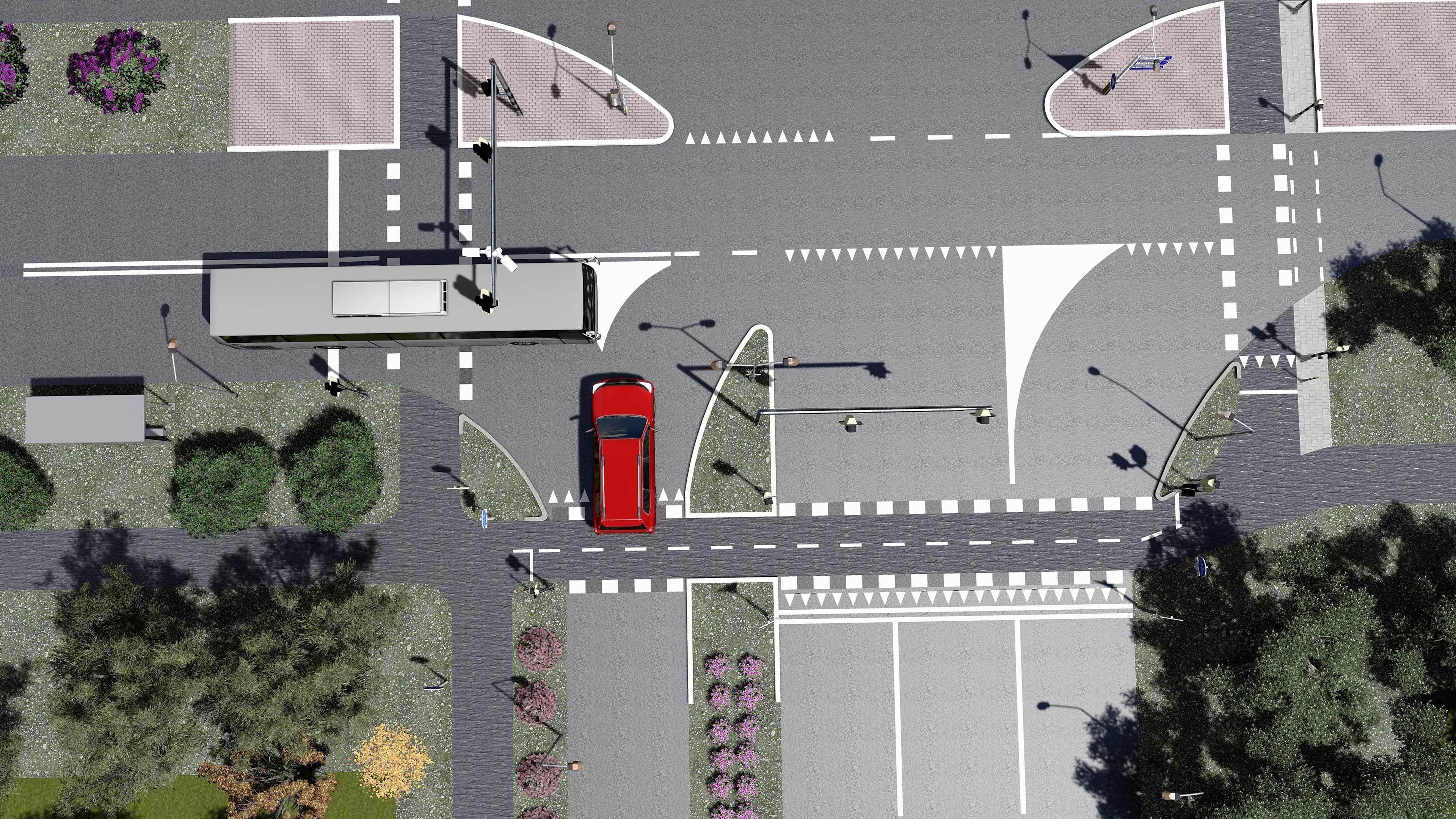 Road Accident   Low-poly 3D model_7