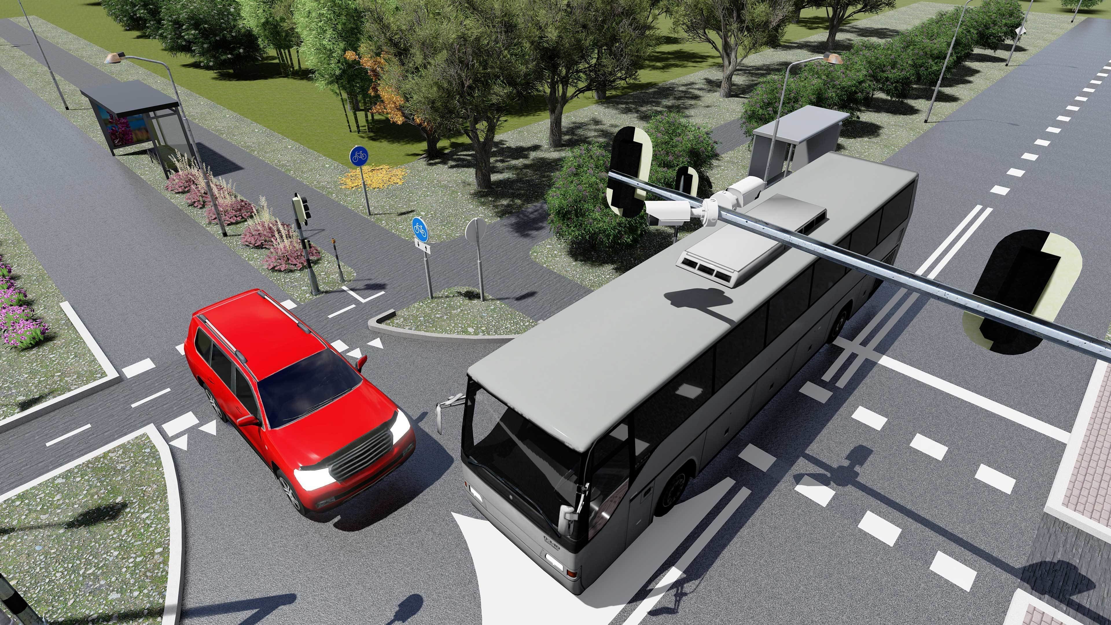 Road Accident   Low-poly 3D model_6