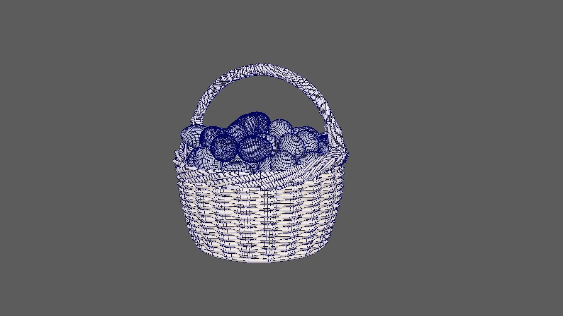 Egg Basket 3D model_6