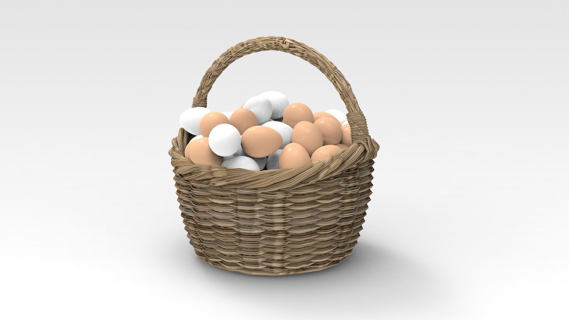 Egg Basket 3D model_3