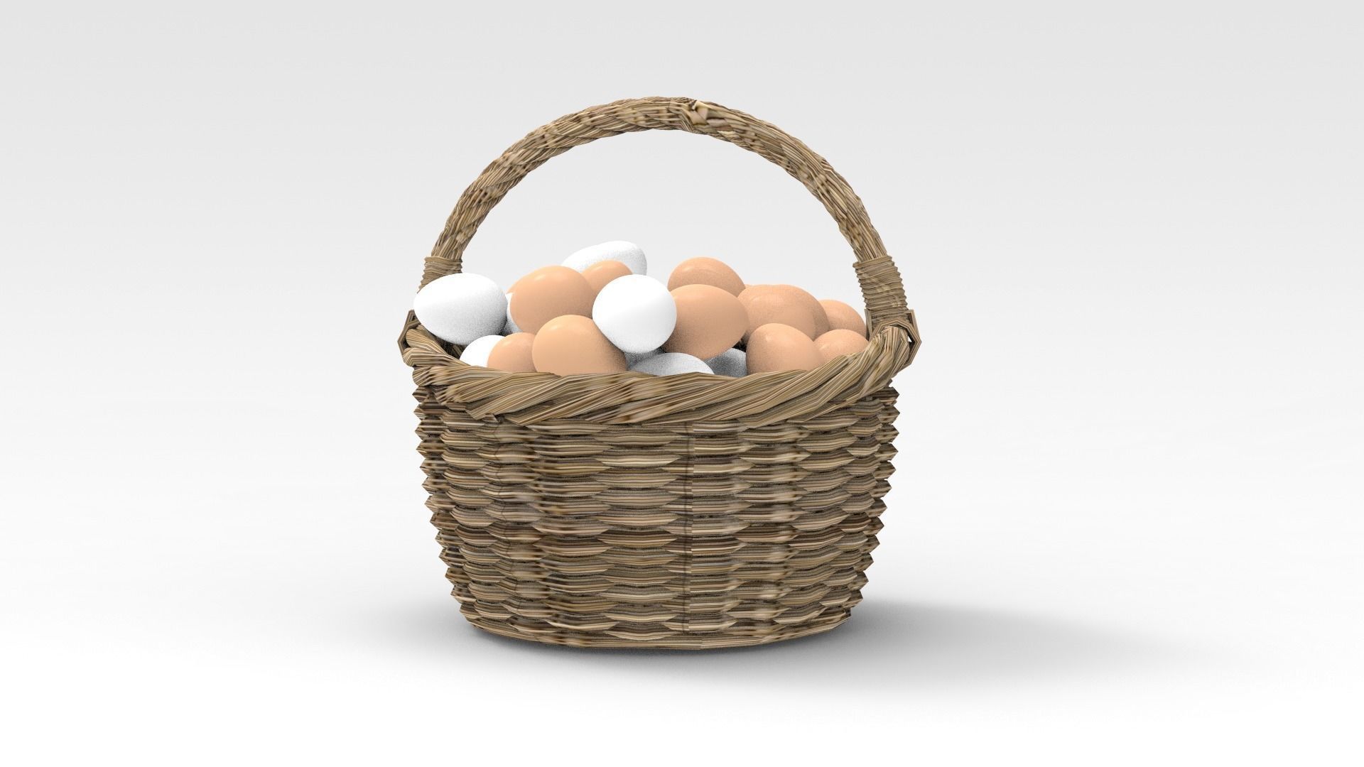 Egg Basket 3D model_1