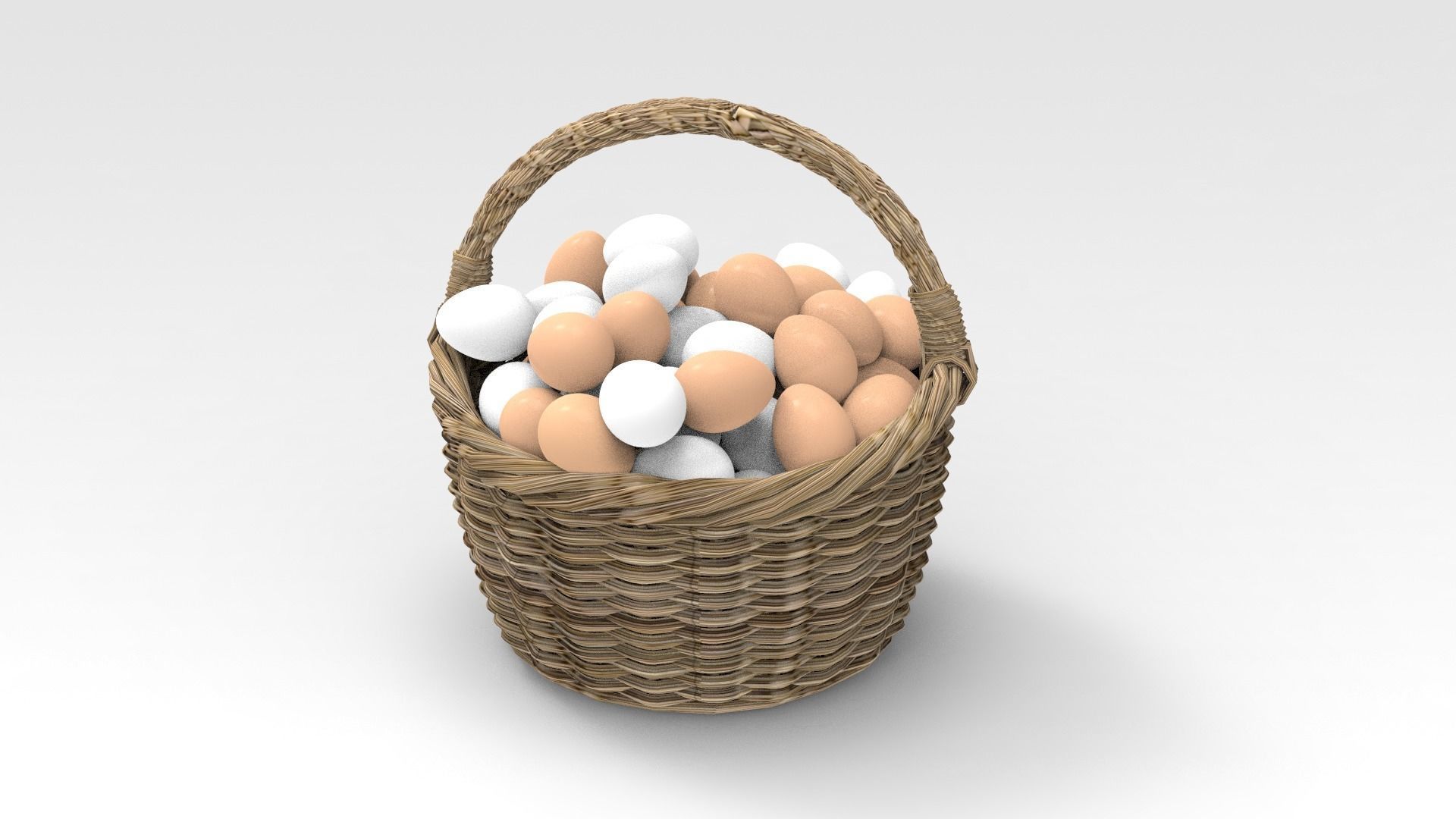 Egg Basket 3D model_4