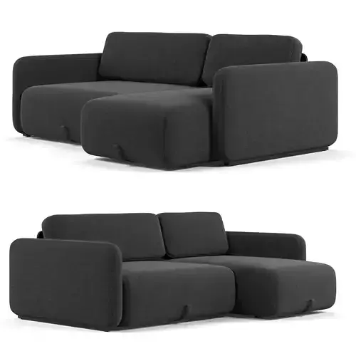 Innovation Living Vogan Lounger Sofa Bed 3D model