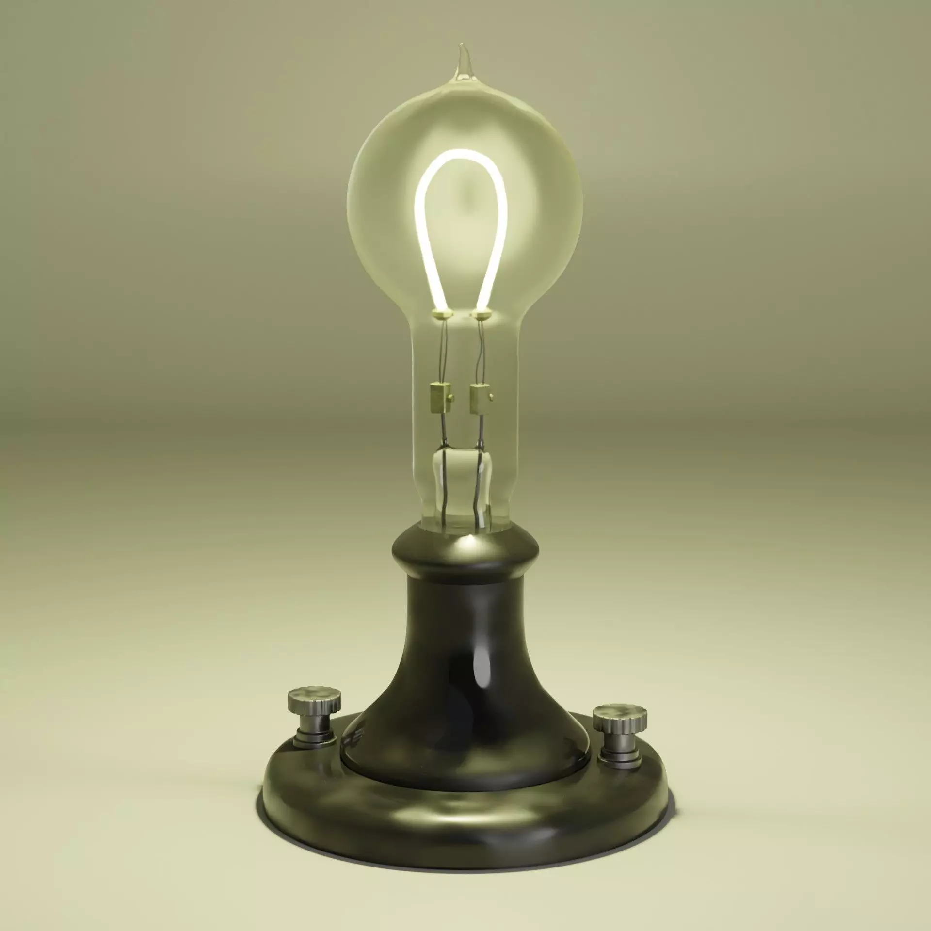 Edison bulb 3D model_0