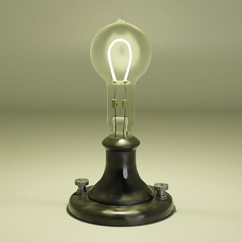Edison bulb 3D model