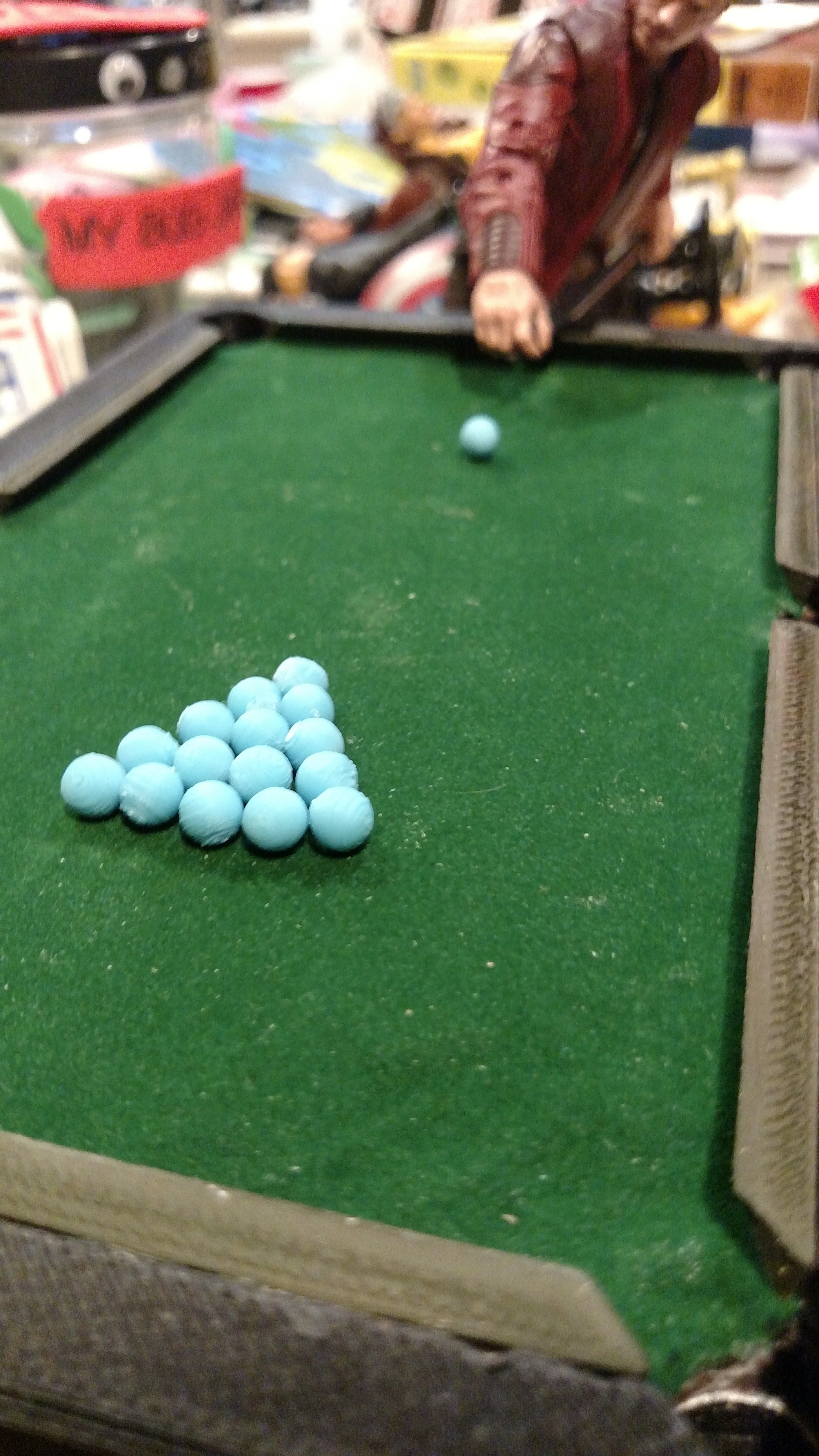 Legends Scale Hidden Rifle Rack Pool Table 3D print model_7