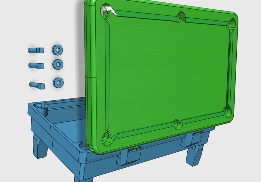 Legends Scale Hidden Rifle Rack Pool Table 3D print model_4