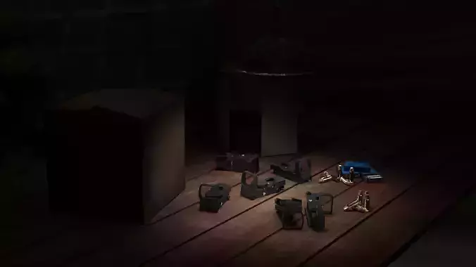 Reddot scope Free low-poly 3D model