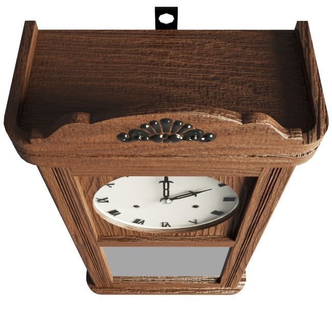 Wall Clock 3D model_10