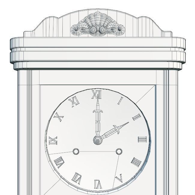 Wall Clock 3D model_11