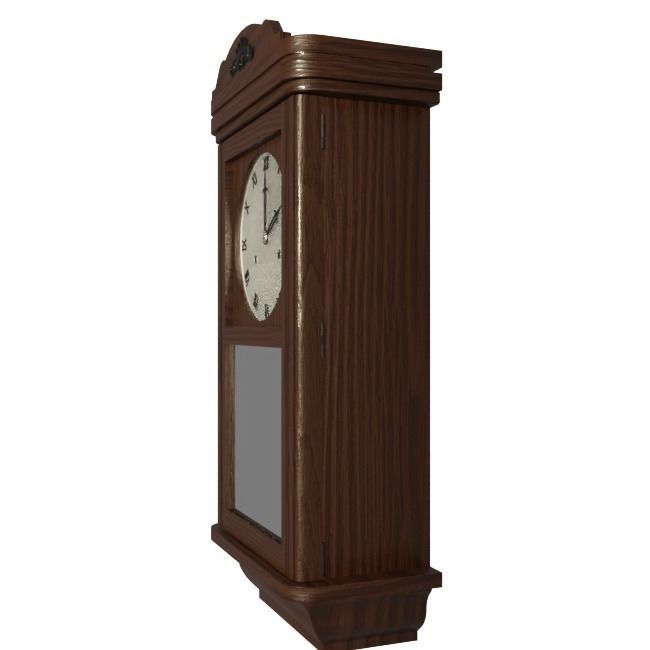 Wall Clock 3D model_5