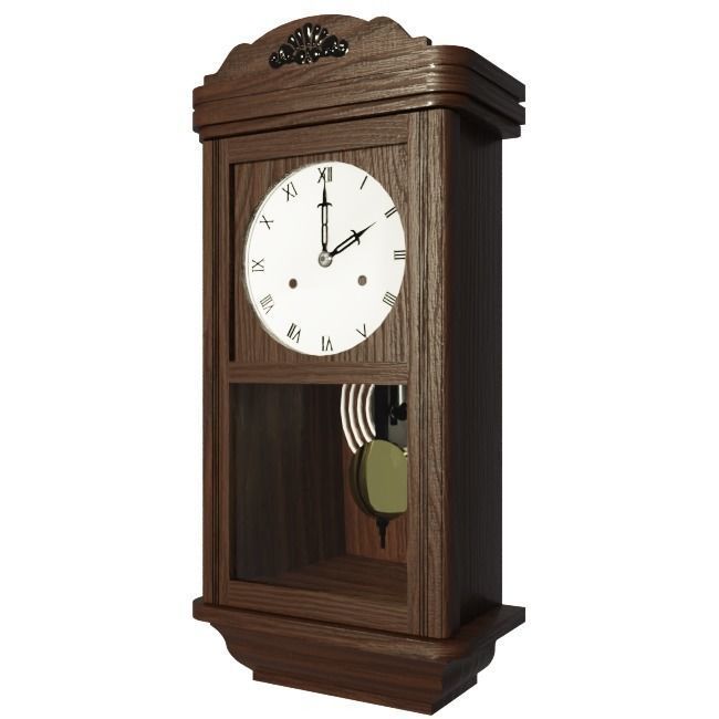 Wall Clock 3D model_3