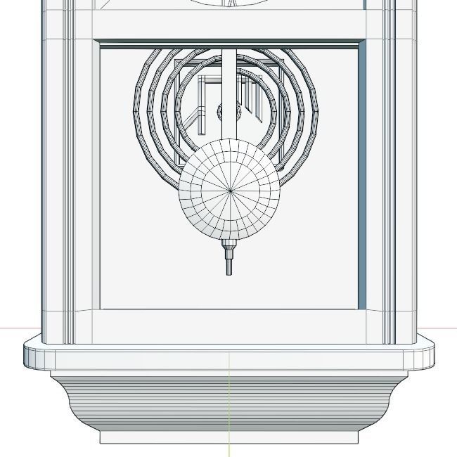 Wall Clock 3D model_12