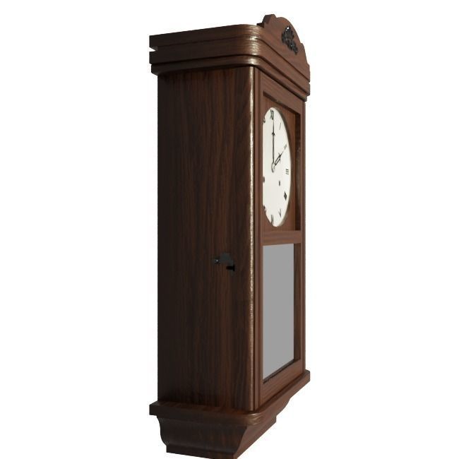 Wall Clock 3D model_1