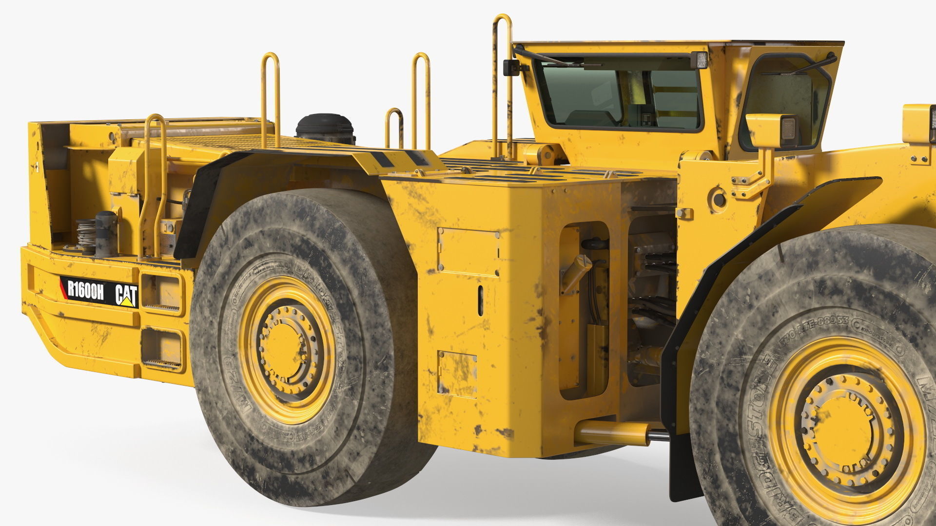 Mining Loader CAT R1600H Dirty Rigged 3D model_23