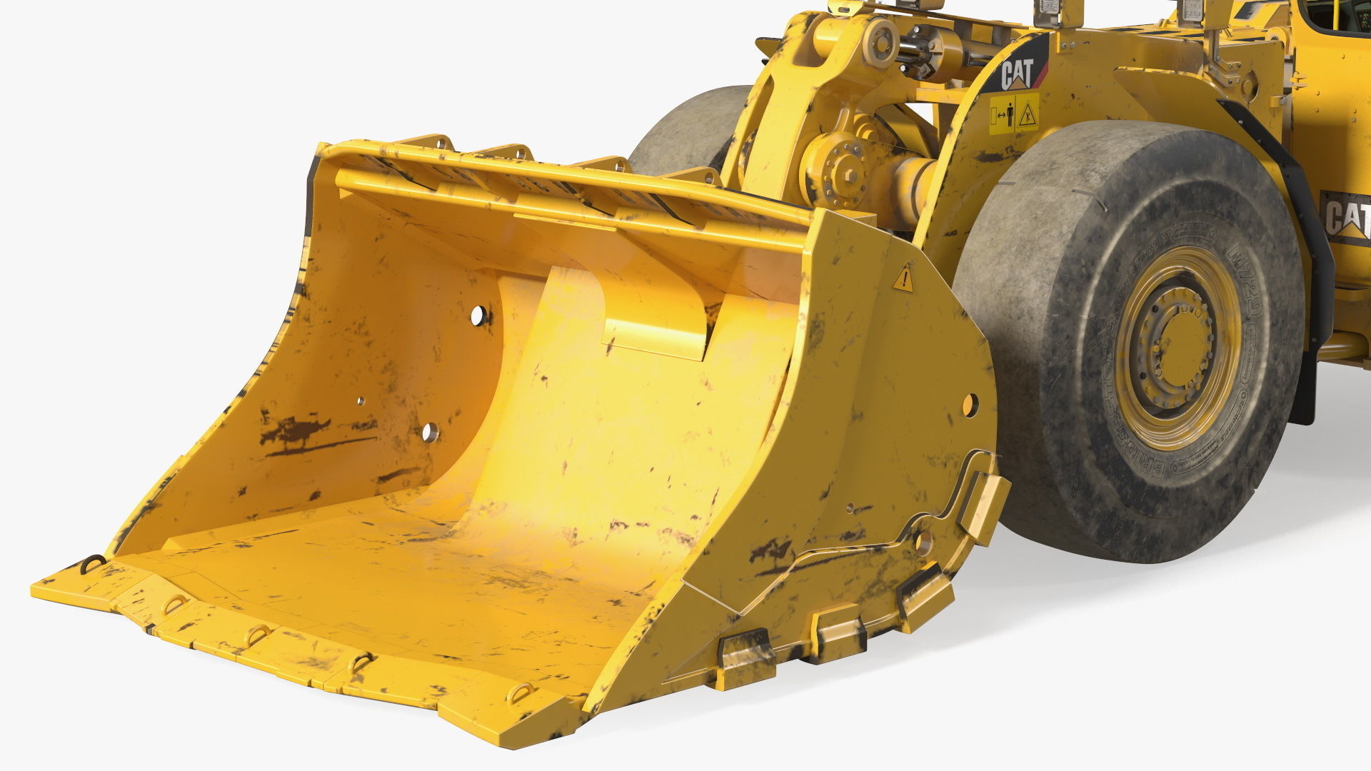 Mining Loader CAT R1600H Dirty 3D model_18