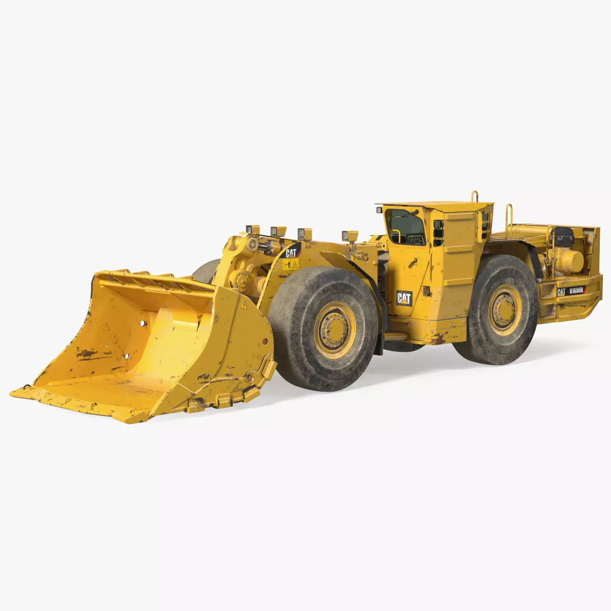 Mining Loader CAT R1600H Dirty 3D model_0