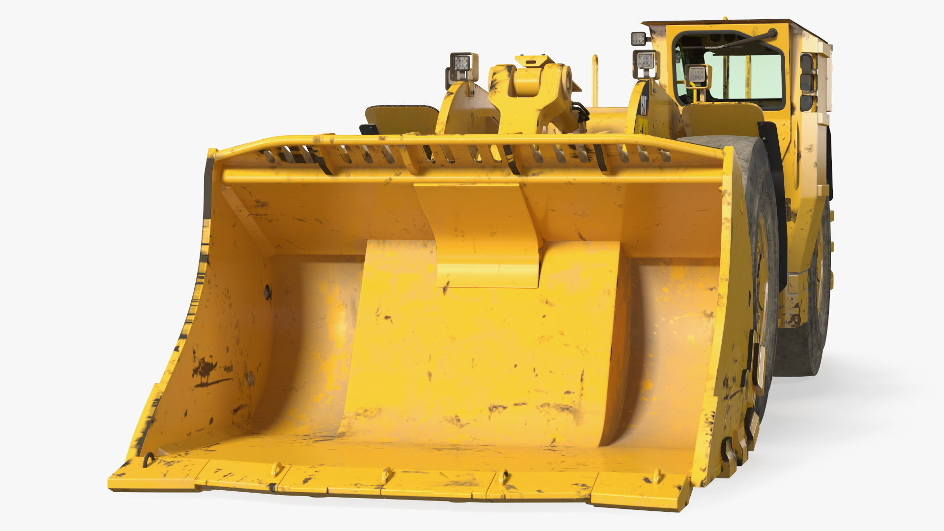 Mining Loader CAT R1600H Dirty 3D model_8