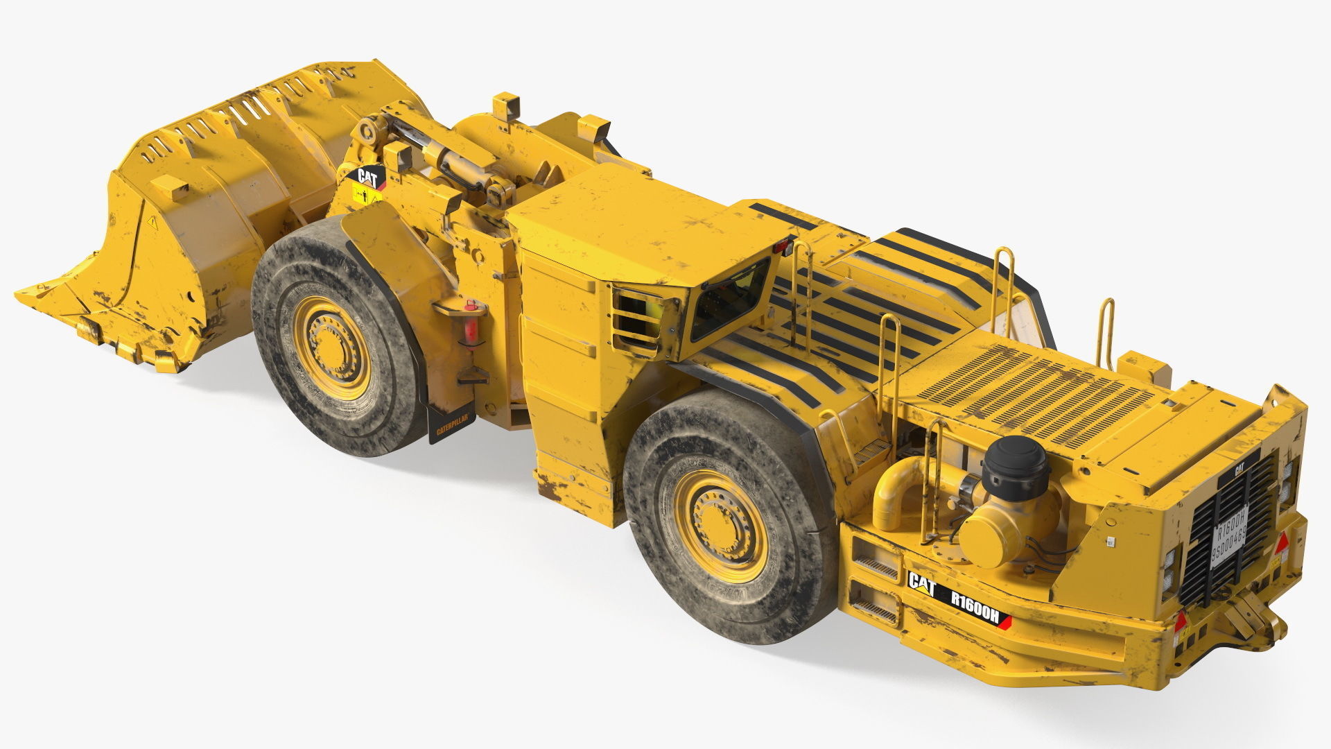 Mining Loader CAT R1600H Dirty 3D model_13