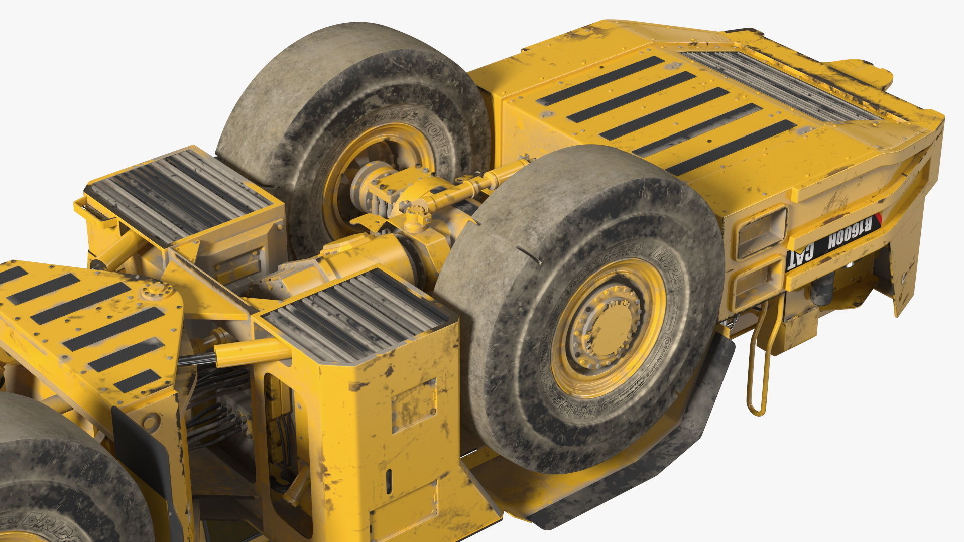 Mining Loader CAT R1600H Dirty 3D model_16