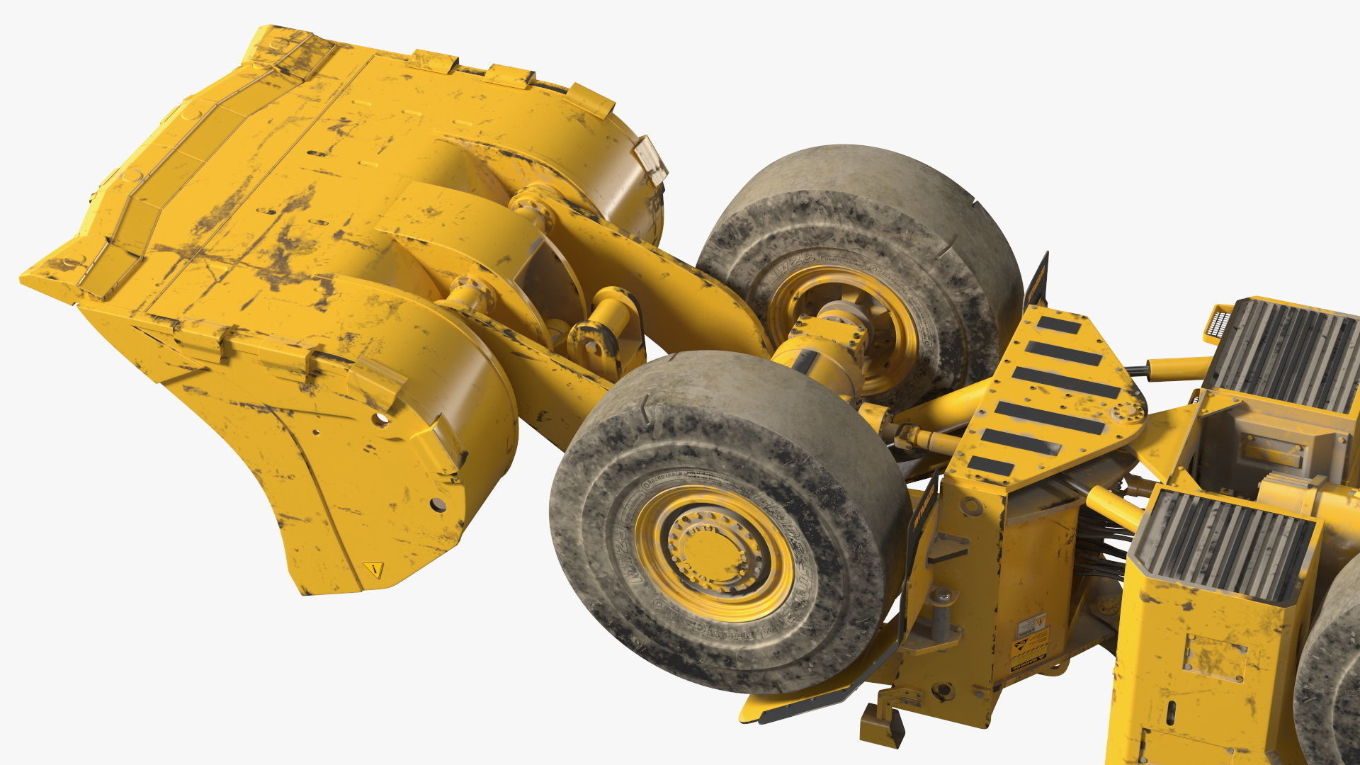 Mining Loader CAT R1600H Dirty 3D model_17