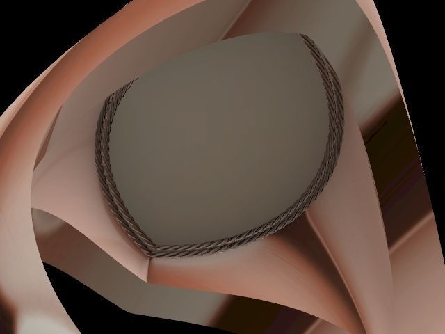 z alphabet designer ring stl verified 3D print model_2