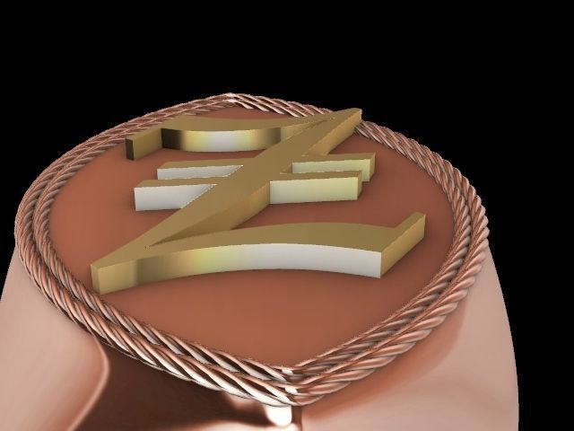 z alphabet designer ring stl verified 3D print model_6