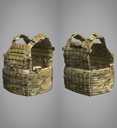 Military Bulletproof Vest LBT 6094 - MD project 3D model