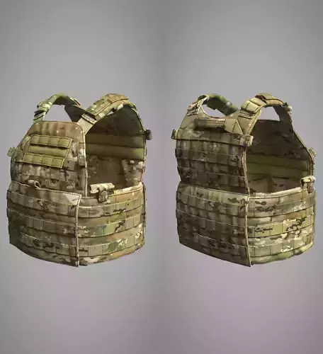 Military Bulletproof Vest LBT 6094 - MD project 3D model