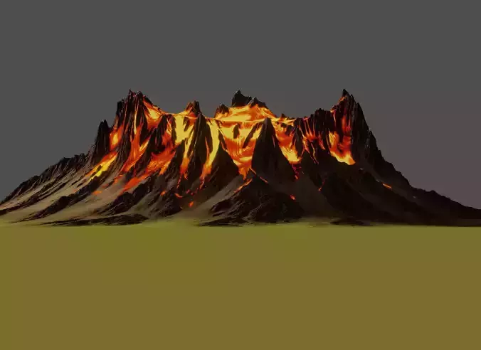 Lava Volcano Mountain