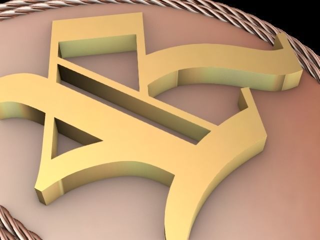 r alphabet ring stl ring verified 3D print model_11