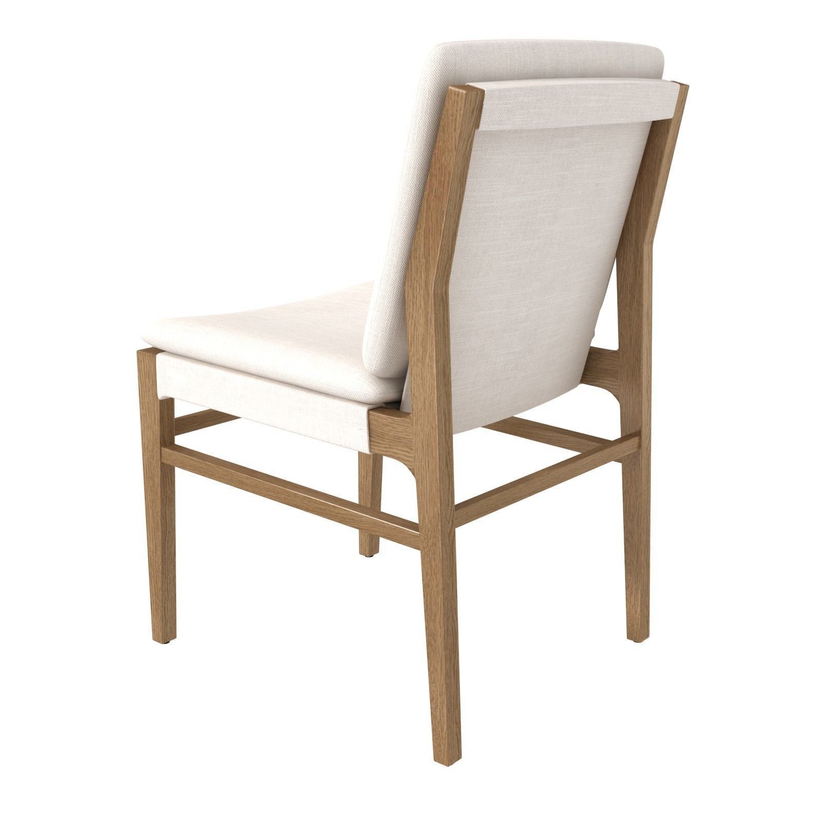 Grayson living four hands aya dining chair natural brown 3D model_1