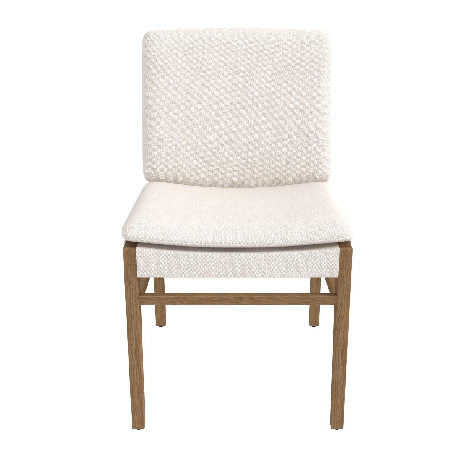 Grayson living four hands aya dining chair natural brown 3D model_2