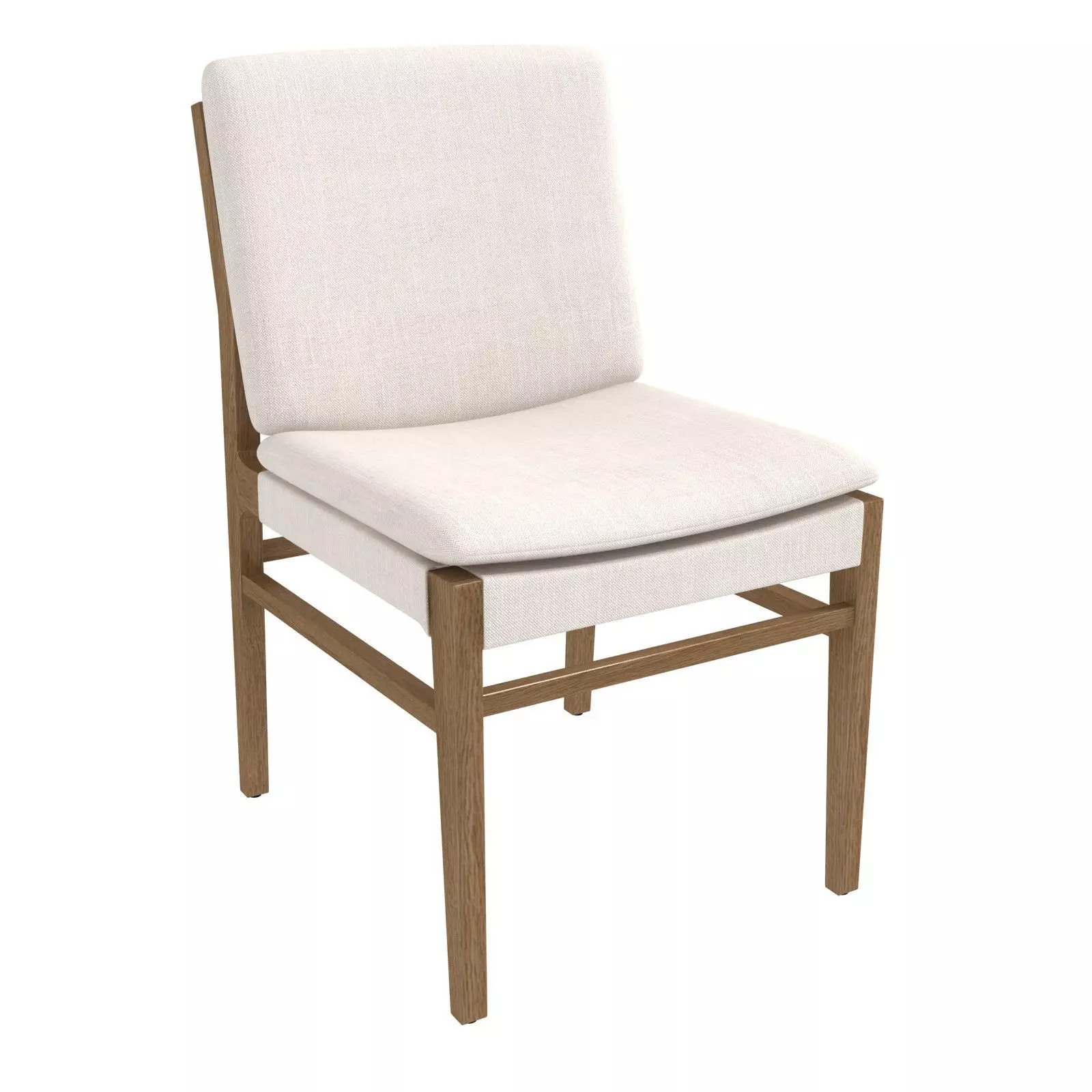 Grayson living four hands aya dining chair natural brown 3D model_0