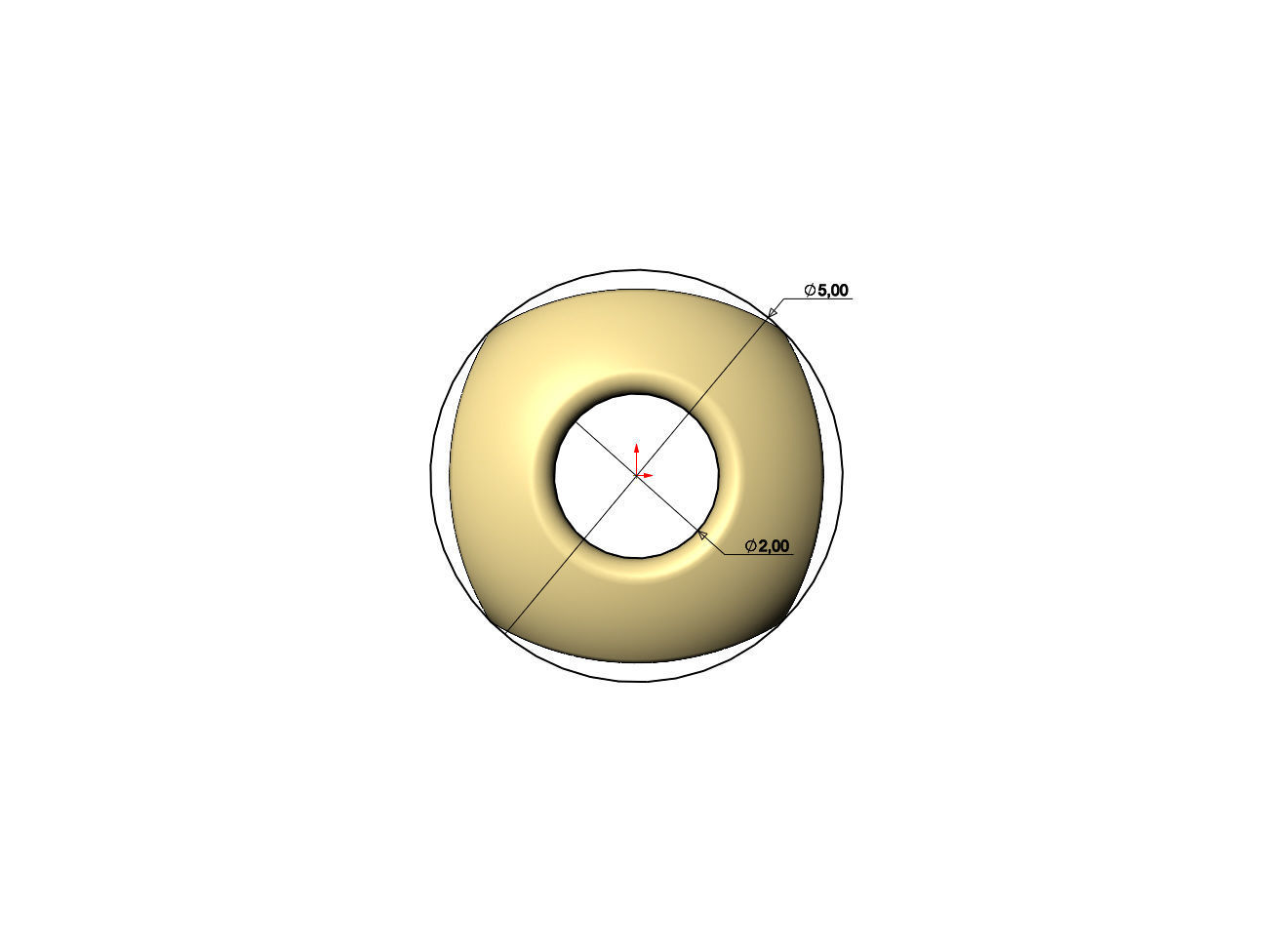 Rounded square bead and bracelet charm sizes 5to8mm 3D print model_8