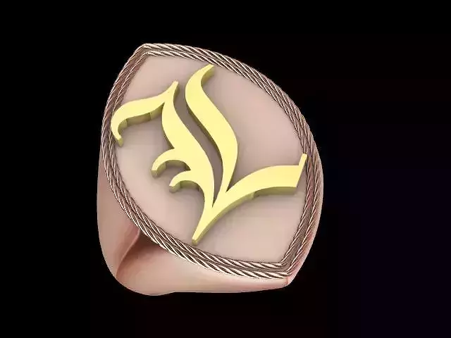 l alphabet ring stl verified 