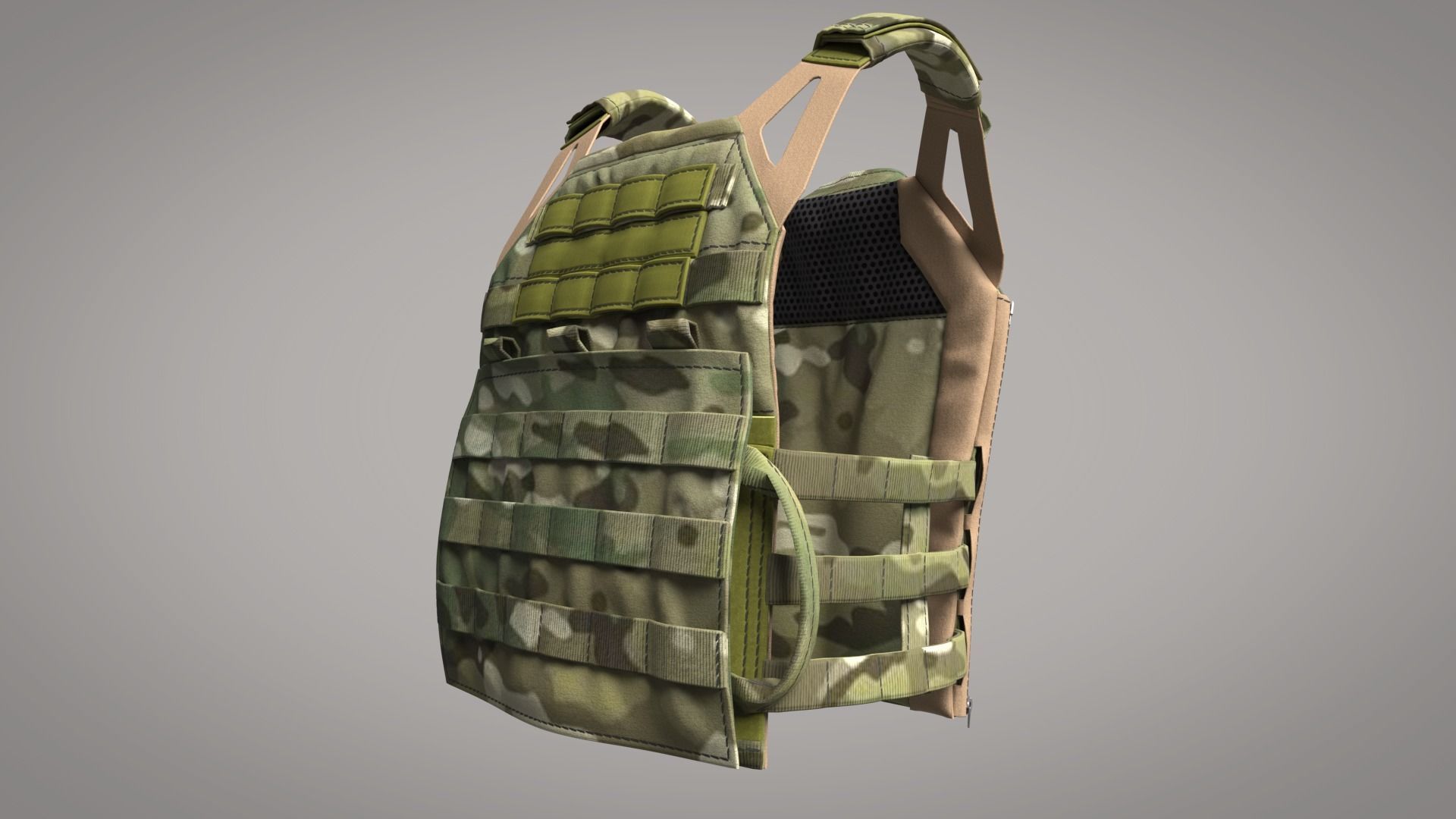 Plate Carrier Vest Crye JPG 2 -MD Project 3D model_16